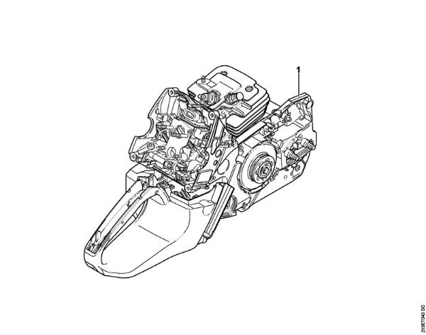 Moto-serras a gasolina (MS) MS 441 C-M Numero da máquina da marca Stihl
