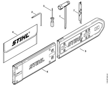 Moto-serras a gasolina (MS) MS 460-R Ferramentas, Acessórios especiais da marca Stihl