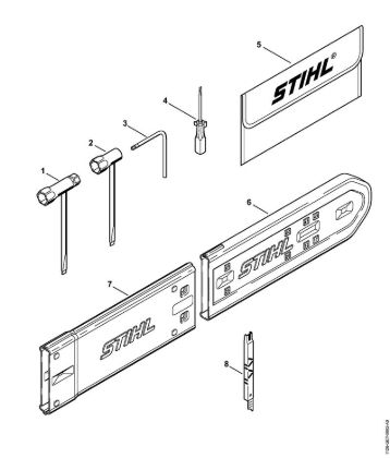 Moto-serras a gasolina (MS) MS 461 Ferramentas, Acessórios especiais da marca Stihl