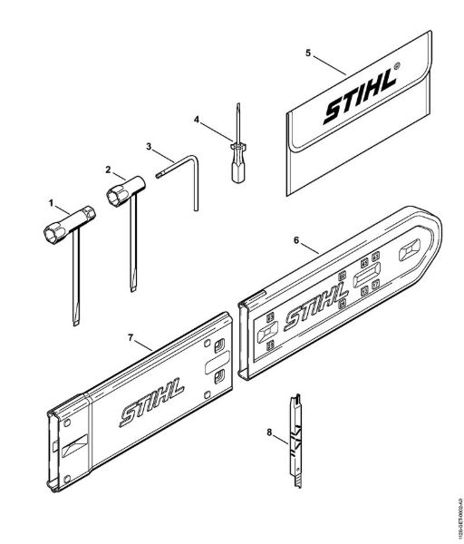 Moto-serras a gasolina (MS) MS 461 Ferramentas, Acessórios especiais da marca Stihl