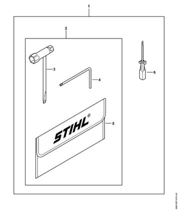 Moto-serras a gasolina (MS) MS 462 C-M R RettungssÃ¤ge Ferramentas, Acessórios especiais da marca Stihl