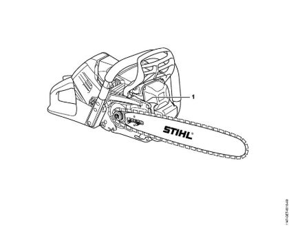 Moto-serras a gasolina (MS) MS 500i Numero da máquina da marca Stihl