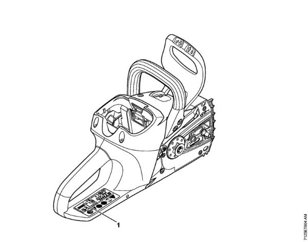 Moto-serras alimentadas a bateria (MSA) MSA 160 C-B Numero da máquina da marca Stihl