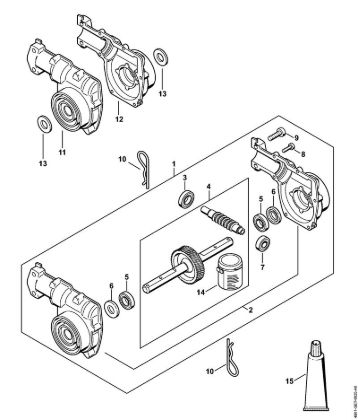Motor multifuncional (MM) MM 55 Engrenagem (16.2013) da marca Stihl