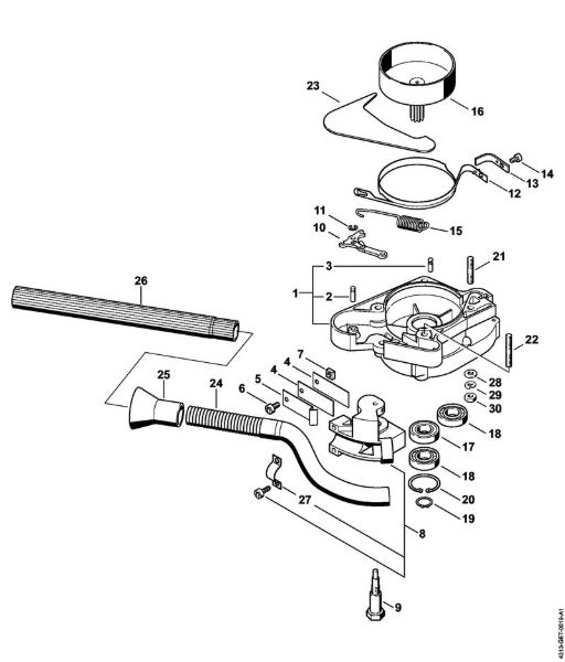 BT 106 BT 106 Dispositivo de travagem BT 106 C da marca Stihl