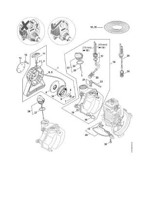 Imagem de Dispositivo de arranque, Tanque de combustível   508613634 HT 101