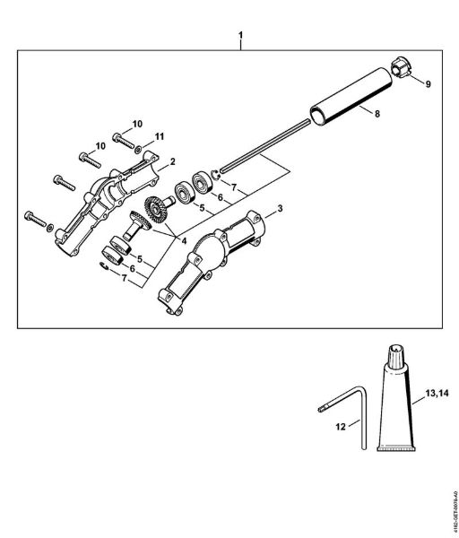 Podadoras (HT) HT 102 Engrenagem angular da marca Stihl