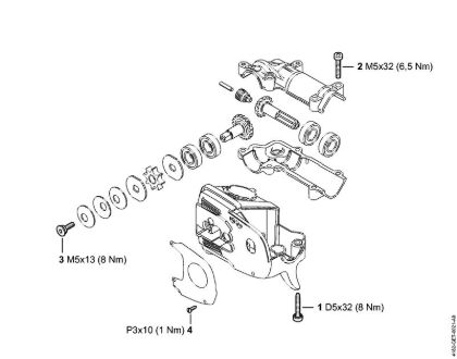 Podadoras (HT) HT 133 Binários de aperto da marca Stihl