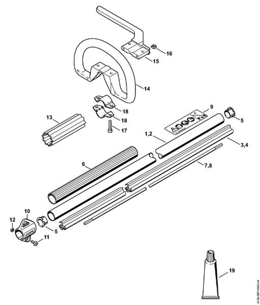 Podadoras (HT) HT 70 Haste HT 70, 70 K da marca Stihl