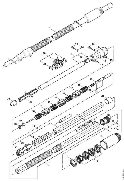 Podadoras (HT) HT 75 Haste HT 75 da marca Stihl