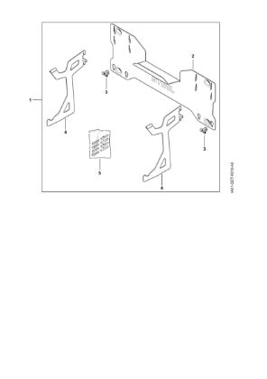 Imagem de Peças de reposição Dispositivo de fixação mural