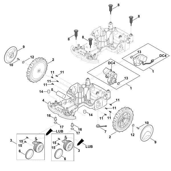Imagem de C - Parte inferior do cárter, chassis RMI 422.0 P