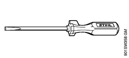 Foices a motor (FS) FS 180 Chave de fenda da marca Stihl