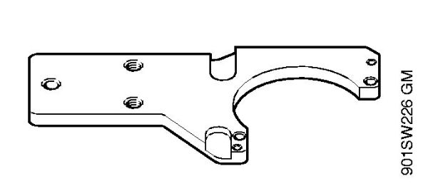 Foices a motor (FS) FS 200 R Placa tensora da marca Stihl