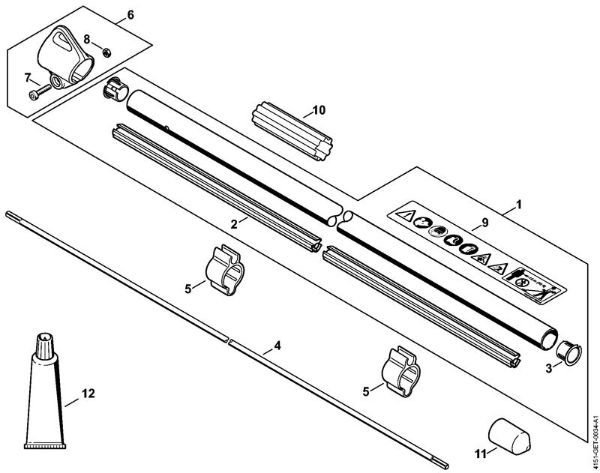 Foices a motor (FS) FS 235 Haste da marca Stihl