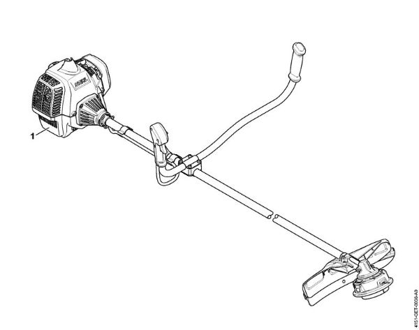 Foices a motor (FS) FS 235 Numero da máquina da marca Stihl
