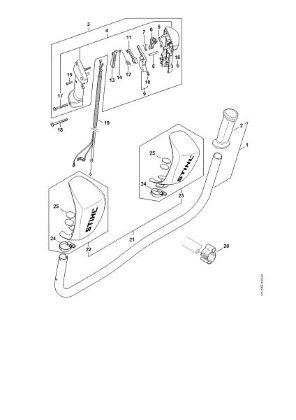 Imagem de Cabo para duas mãos FS 240 FS 240
