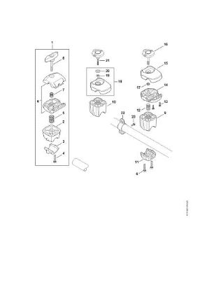 Imagem de Suporte do tubo do punho FS 260