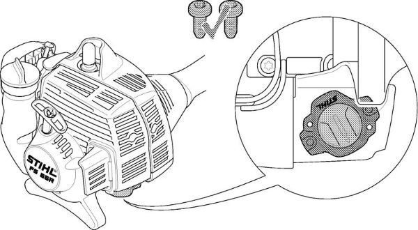 Foices a motor (FS) FS 55 2-MIX Smart Connector da marca Stihl