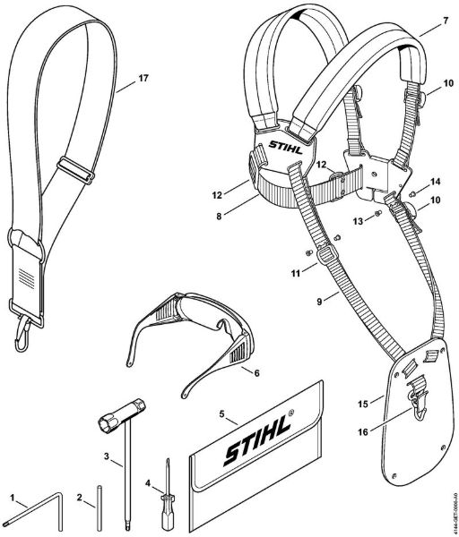 Foices a motor (FS) FS 56 RC-E Ferramentas, Acessórios especiais da marca Stihl