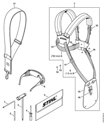 Foices a motor (FS) FS 70 C-E Ferramentas, Acessórios especiais da marca Stihl