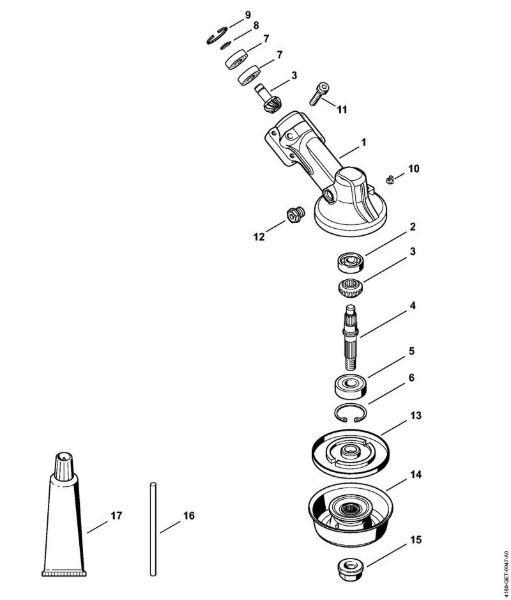 Foices a motor (FS) FS 89 Engrenagem da marca Stihl