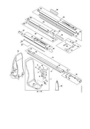 Imagem de Quadro de suporte, Haste FR 235.0 T