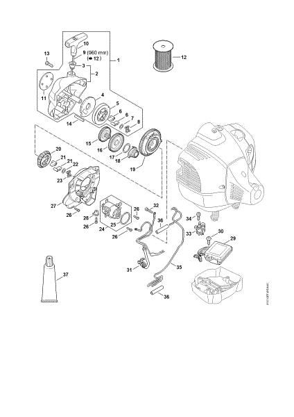Imagem de Dispositivo de arranque FR 460 Arranque eléctrico FR 460 TC-EFM