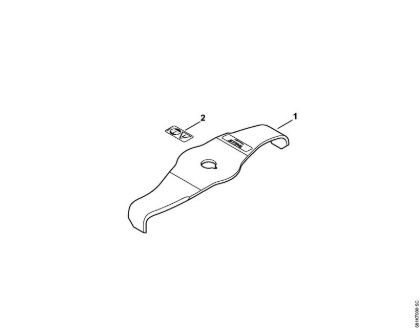 FS Ferramentas de corte Lamina de trituração 270-2 Lamina de trituracao 270-2 da marca Stihl