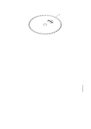 Imagem de Lãmina para cortar relva 250-40 Spezial, di m.  25,4 mm Lãmina para cortar relva 250-40 Spezial