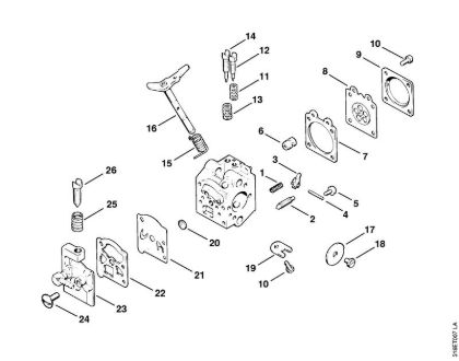Roçadeiras (FS) FS 202 Carburador da marca Stihl