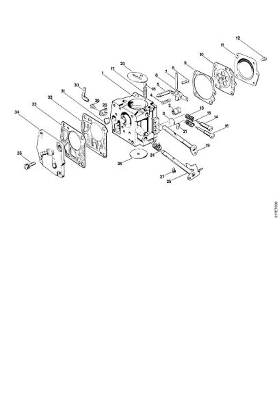 Roçadeiras (FS) FS 410 (4110) Carburador da marca Stihl