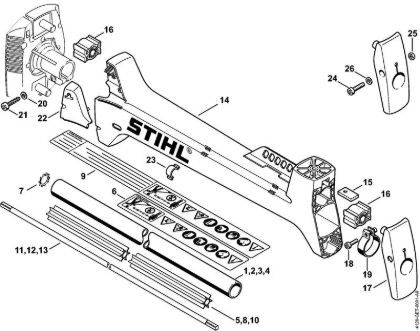 Roçadeiras (FS) FS 450-Z Haste da marca Stihl