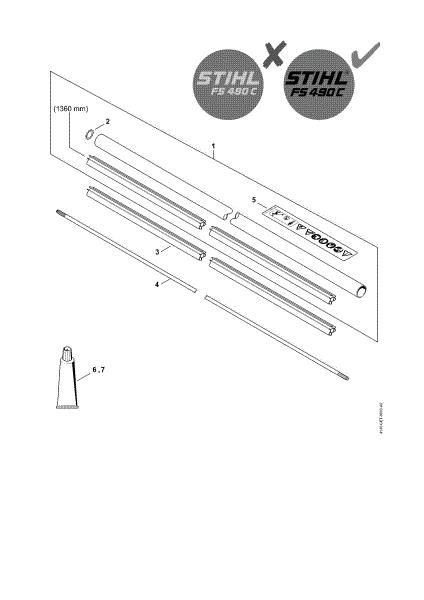 Imagem de Haste FS 490 C-EM, FS 490 C-EM W FS 490 C-EM