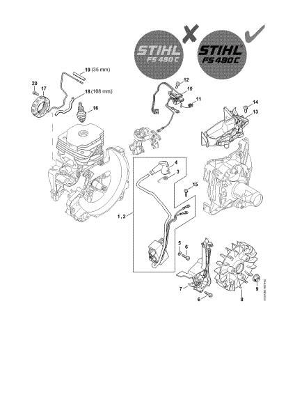 Imagem de Sistema de ignição FS 490 C-EM K