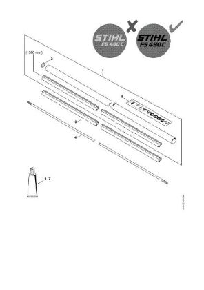 Imagem de Haste FS 490 C-EM, FS 490 C-EM W FS 490 C-EM W