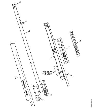 Roçadores eléctricos (FE, FSE) FSE 31 Haste da marca Stihl