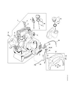 Imagem de Caixa do ventilador interior (04.2001), (45.2001), (18.2002) BG 55 C Z KAT