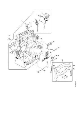 Imagem de Caixa do ventilador interior (45.2001) BG 55 C Z KAT