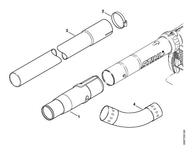 Sopradores (BG, BR) BG 56-D Limpeza para as goteiras da marca Stihl