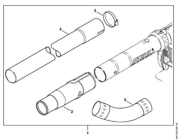 Sopradores (BG, BR) BG 86 C-E Limpeza para as goteiras da marca Stihl
