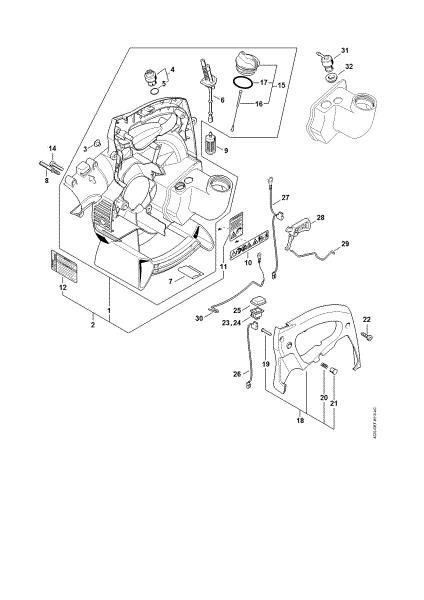 Imagem de Caixa do ventilador interior SH 55 SH 55