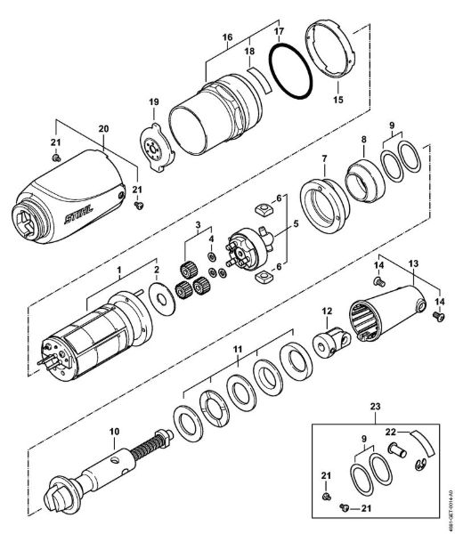 ASA 65 ASA 65 Motor eléctrico da marca Stihl