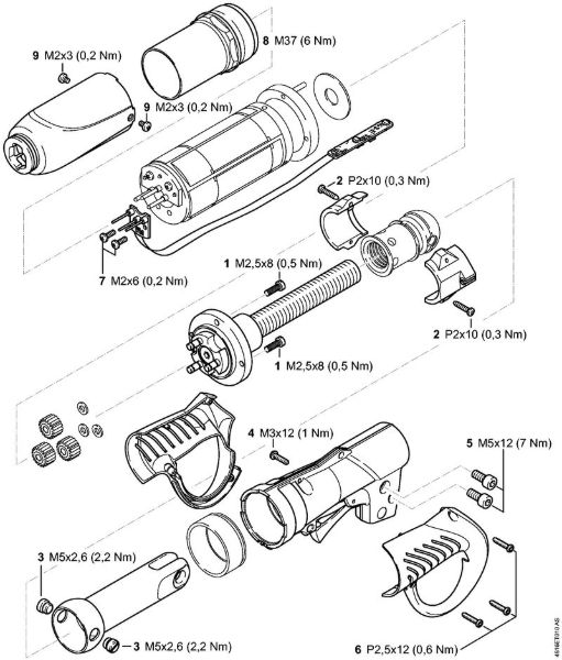ASA 85 ASA 85 Binários de aperto da marca Stihl