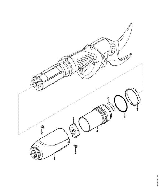 ASA 85 ASA 85 Caixa da marca Stihl