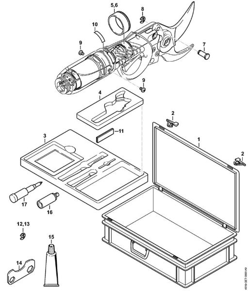 ASA 85 ASA 85 Mala, Jogo de manutenção, Acessórios especiais da marca Stihl