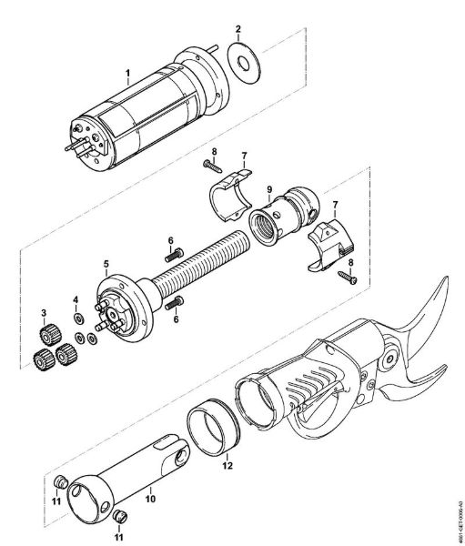ASA 85 ASA 85 Motor eléctrico da marca Stihl