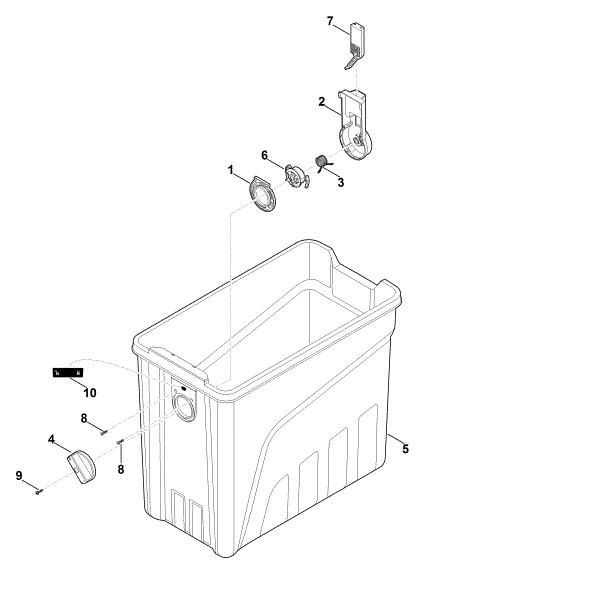 Imagem de E - Recipiente para material triturado GHE 135.0 L