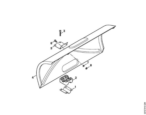 Máquina com rolo para varrer (KW) KW 85 Protecção (03.2005) da marca Stihl