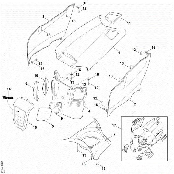 Imagem de D - Capota do motor MT 4112.0 SZ
